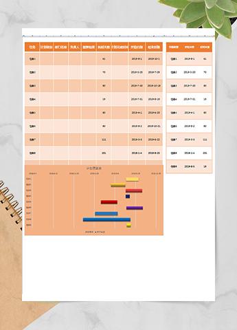 任务完成情况表