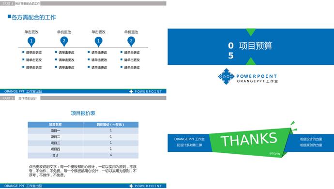 项目合作方案报告PPT模板-2