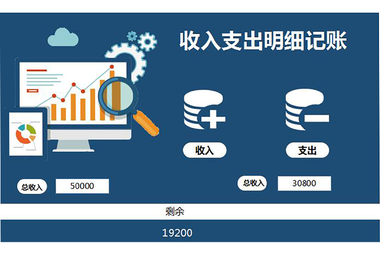 收入支出明细记账excel表格-1