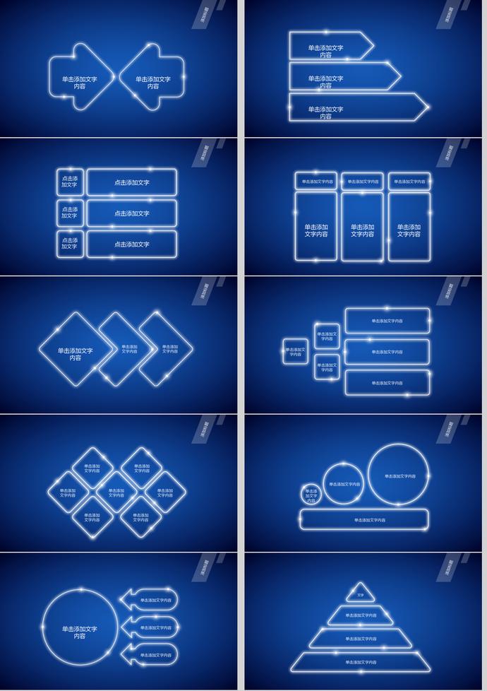 蓝色商务科技现代感工作总结汇报PPT模板-2