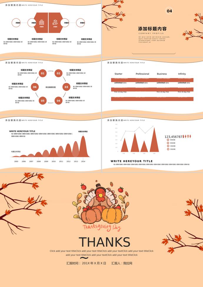 感恩节活动策划方案创意PPT模板-2