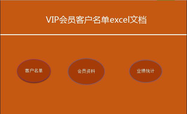 VIP会员管理系统excel表格模板