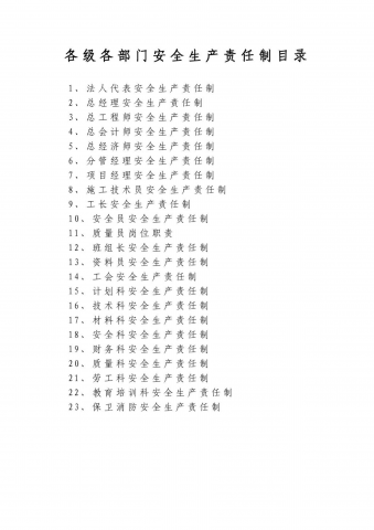 某通信工程公司各级安全生产规章制度操作规程汇编pdf