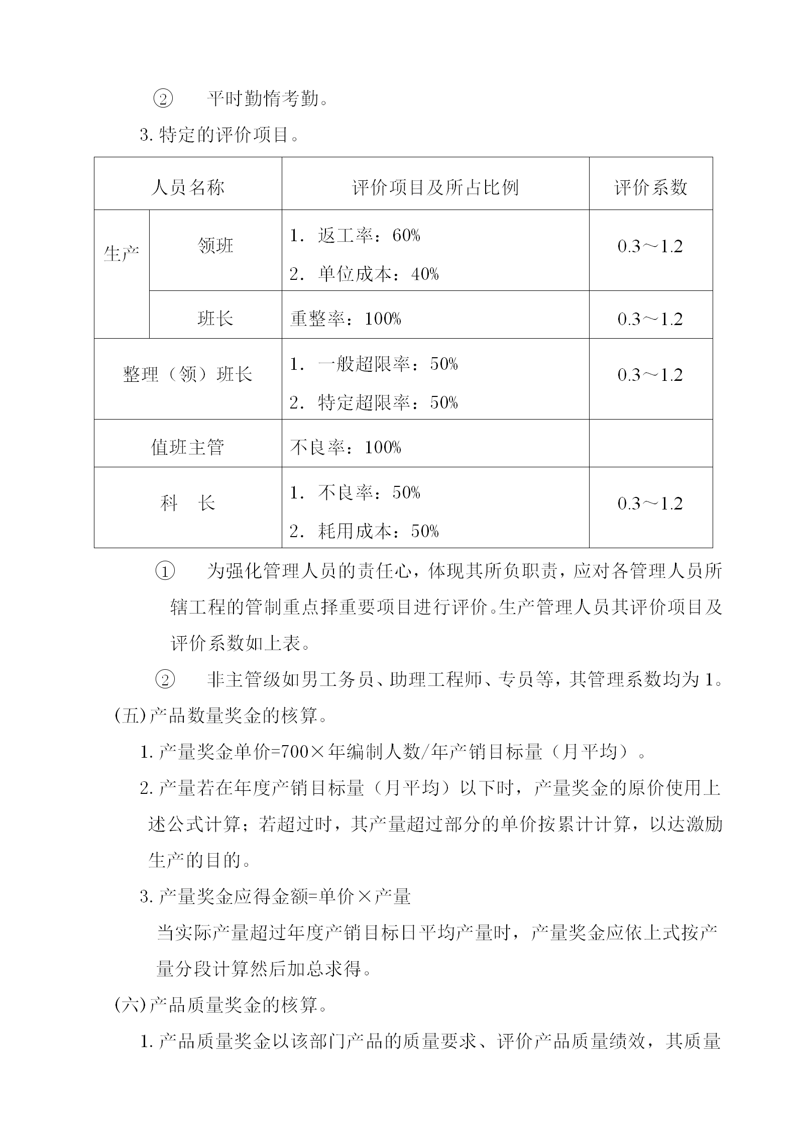 公司示例个人绩效奖金管理办法word模板-2