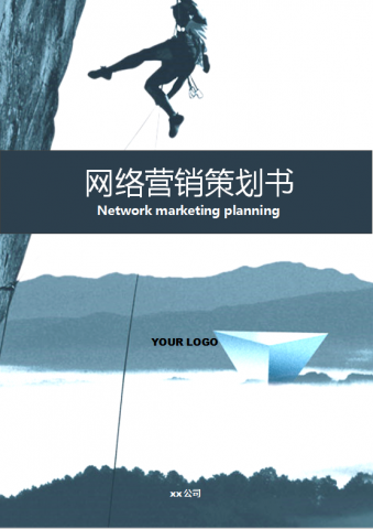 广告公司网络营销策划书Word模板