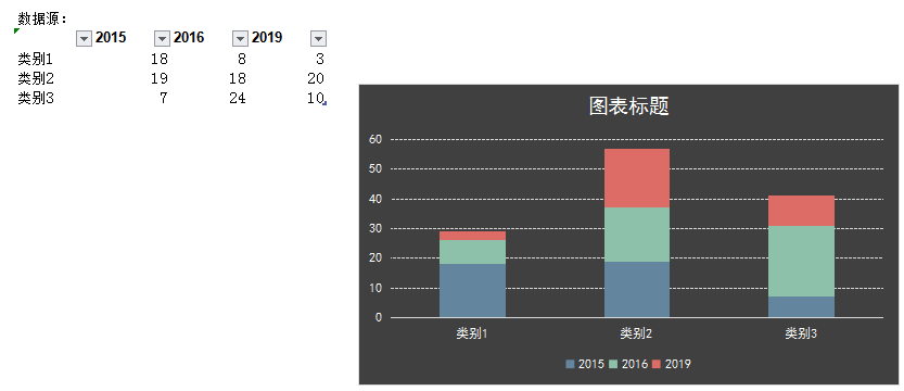 复古大屏风商务图表excel模板