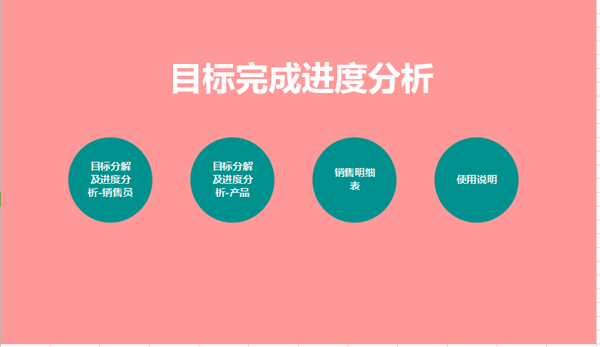 进度分析管理系统excel模板