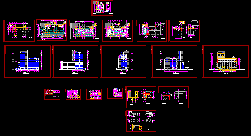 火车站店建筑CAD施工图