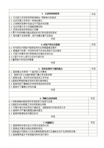 综合能力考核表word模板