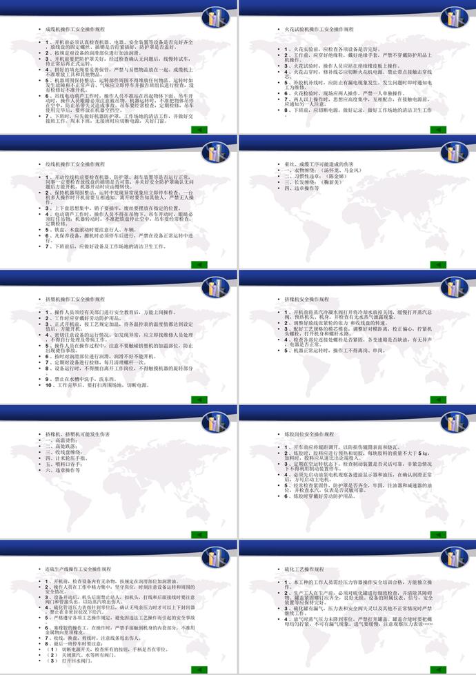 厂级安全操作规程培训教材PPT模板-1