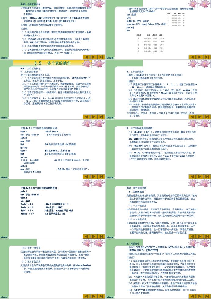 数据检索、排序、统计和多个表操作PPT模板-3