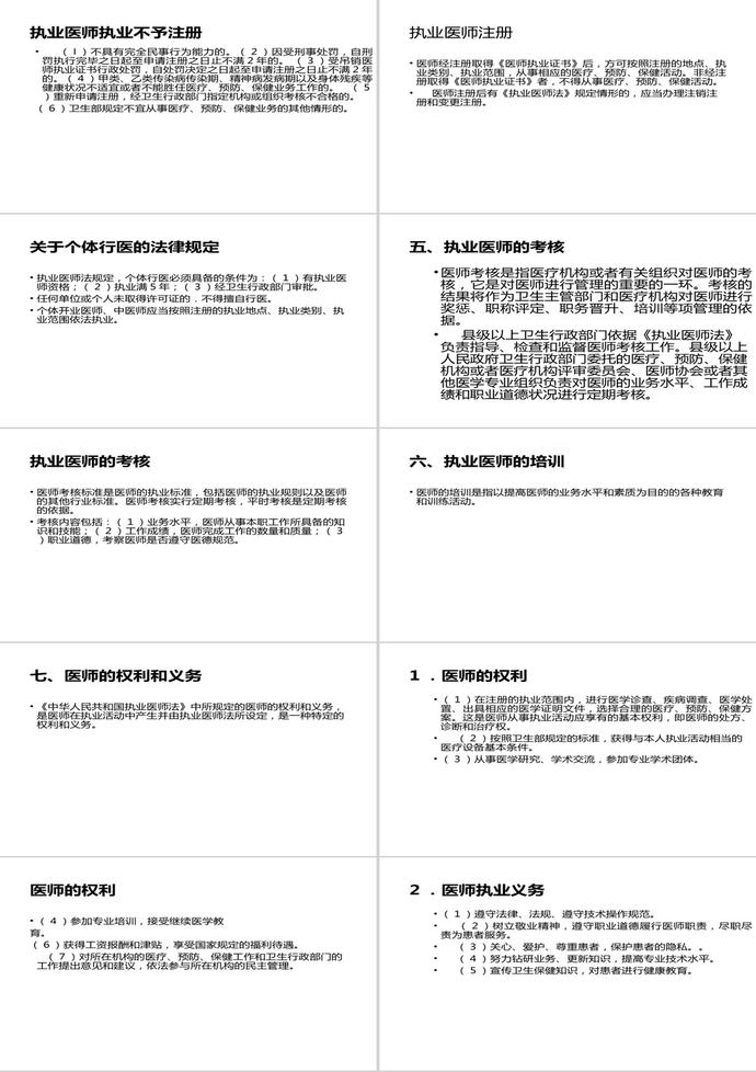 卫生法律制度PPT模板-4