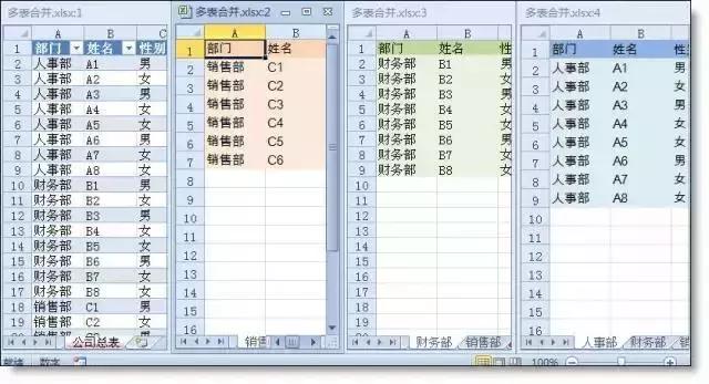 如何把多个Excel表合并到一个表中，只要这一个功能就可以实现（1）