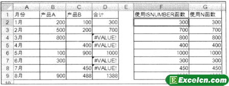 Excel如何使用ISNUMBER函数进行判断处理（2）