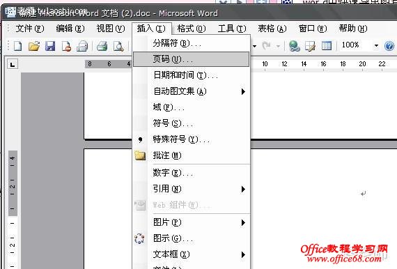 教你Word2003文档页码不从首页开始的方法（10）