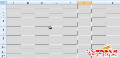如何将Excel单元格设置成凹凸感（1）