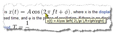 如何从维基百科等网站复制公式到MathType中