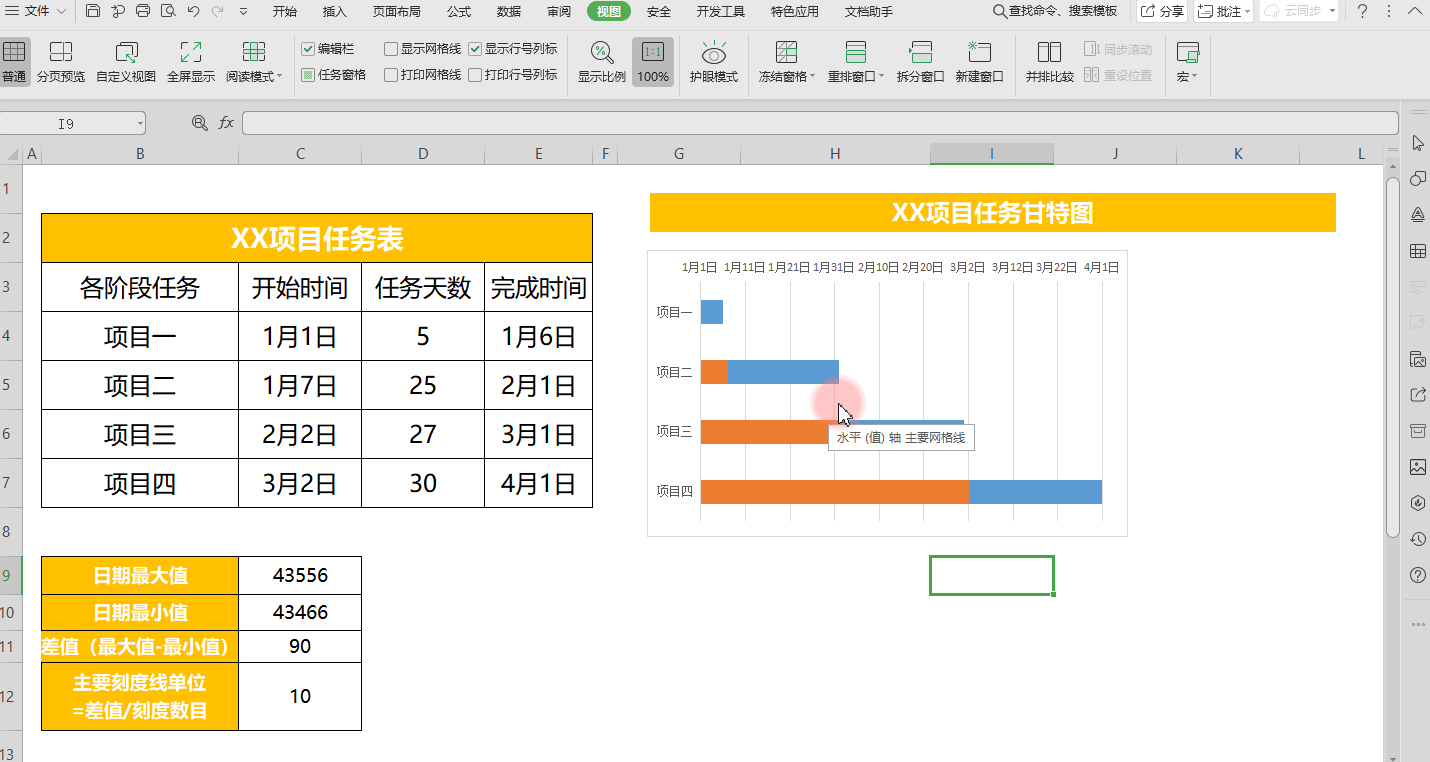 甘特图怎么做?如何制作甘特图横道图(7)