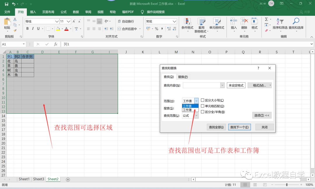 【Excel制作教程】Excel查找和替换的功能详解（3）